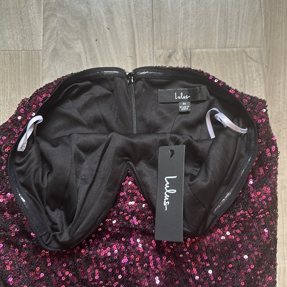Lulus medium formal sequins mini dress - Picture 4 of 7
